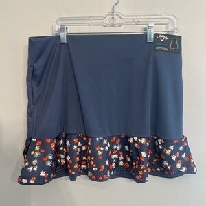 Callaway Tennis Golf Pickleball Skort TrueSculpt Opti Dri Floral Size  NWT L‎